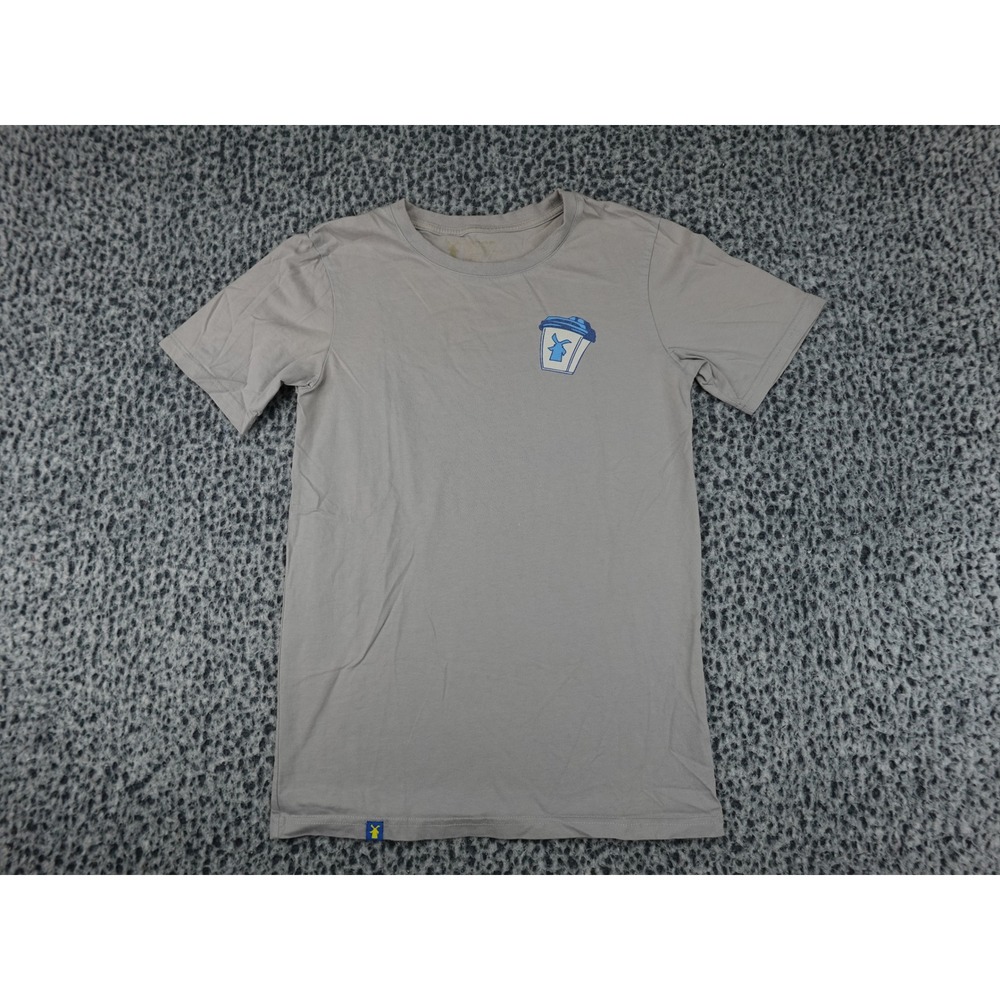 Dutch Bros T-Shirt Unisex Small Tan Good Sip on the Sunnyside Graphic Tee